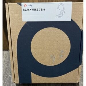 Poly Blackwire 3310 Headset - Mono - USB Type A, Mini-Phone (3.5mm) - Wired - 32